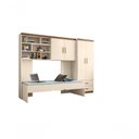 Ver imagem 3 de Jogo de Quarto Chiara 2 Portas Módulo Aéreo e Cama MDP Off White Phoenix Baby
