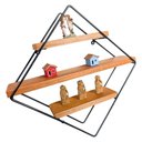 Ver imagem 5 de Prateleira 3 Andares Rústica Moderna Ferro e Madeira Artesanal