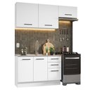Ver imagem 3 de Armário de Cozinha Compacta 180cm Branco Agata Madesa 09