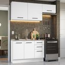 Ver imagem 1 de Armário de Cozinha Compacta 180cm Branco Agata Madesa 09