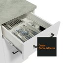Ver mais imagens de Armário de Cozinha Compacta 180cm Branco Agata Madesa 09