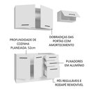 Ver imagem 5 de Armário de Cozinha Compacta 180cm Branco Agata Madesa 09