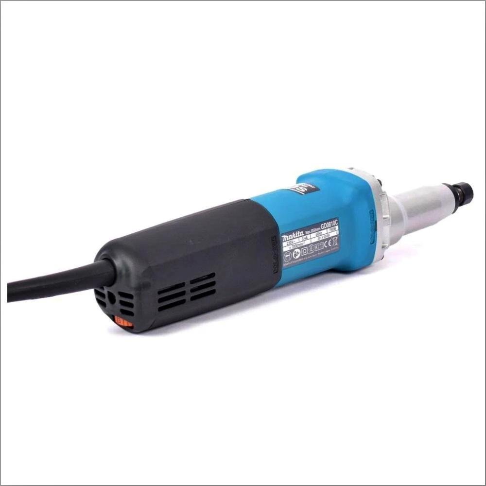 Retificadeira 8mm 5/16'' Industrial 750w com Chave 13 Chave 19 Pinça e Punho Gd801c 220v Makita - 3