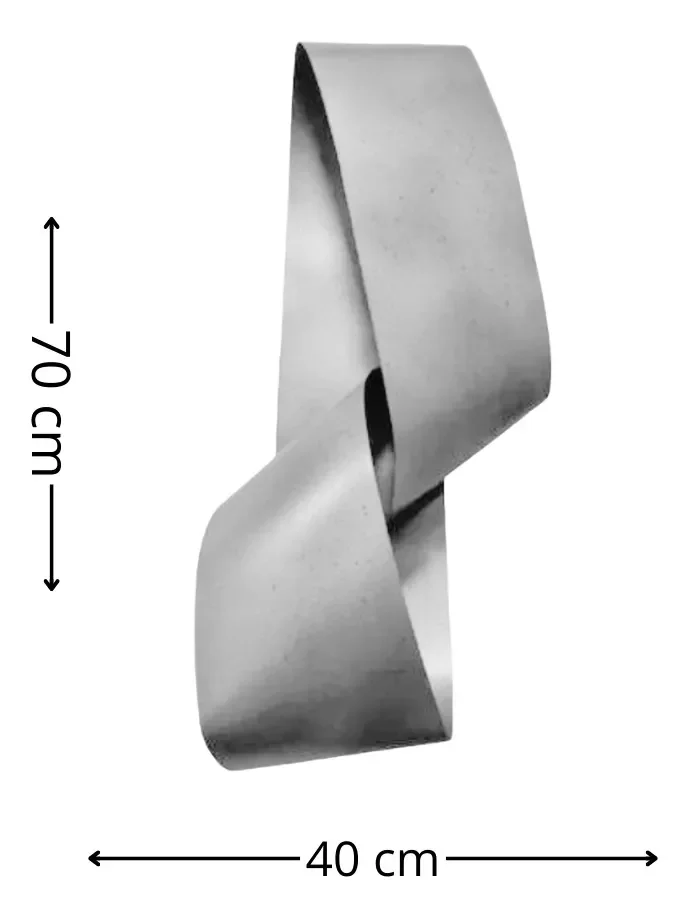 Ver imagem 2 de Decoração Escultura de Parede de Metal Exclusivo no Brasil Home Decor Prata Velho