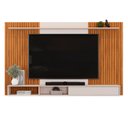 Ver imagem 2 de Painel Tv 70 Pol 215cm Bancada Suspensa Ethan D04 Freijó/off - Mpozenato