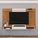 Ver imagem 7 de Painel Tv 70 Pol 215cm Bancada Suspensa Ethan D04 Freijó/off - Mpozenato