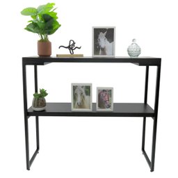 Aparador Multiúso em Metalon Com 2 Prateleiras em MDF - 1