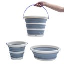 Ver imagem 7 de Kit lavanderia 2 baldes dobráveis 5L e 10L bacia 8L Simplo