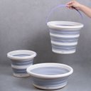 Ver imagem 5 de Kit lavanderia 2 baldes dobráveis 5L e 10L bacia 8L Simplo