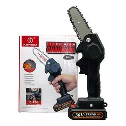 Mini Moto Serra Elétrica 36V 600w Motosserra Bateria Bivolt - 1 Mini Moto Serra Elétrica 36V 600w Motosserra Bateria Bivolt - 1