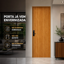 Ver imagem 4 de Kit 2 Folhas de Porta Lisa 210cm Interna Pronta Instalar:70 cm/Branco