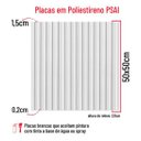 Ver imagem 2 de Revestimento Painel 3d de Parede Placas Pvc 50x50 12 Unid