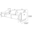 Ver imagem 6 de Sofá Reclinável Elétrico de Couro Legend com Itable e Luminária À Direita Couro Turquese - Mempra
