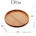 Ver imagem 5 de Bandeja de Bambu Round 20x20x1,5cm