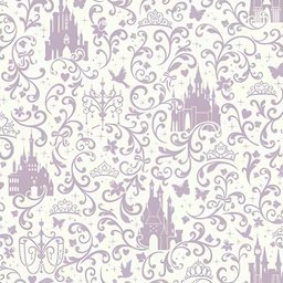 Papel de Parede Disney Princesas 7613 - 1