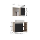 Ver imagem 2 de Conjunto de Gabinete Banheiro Virtus 60cm com Cuba e Espelheira