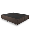 Cama Box Baú Casal Bipartido 138x188x42cm Courino Linho com Pistão a Gás - 11