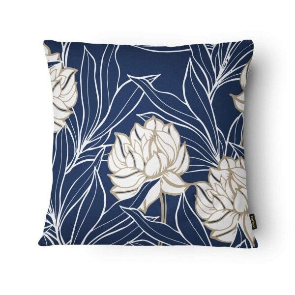 Capa para Almofada 43x43cm Floral Silk Home Belchior - 1