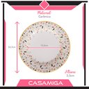 Ver imagem 2 de Conjunto 8 Pratos Raso Cerâmica Ashley 24,2cm Amarelo