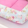 Ninho Bebê Redutor Berço Menina Rosa 3 Peças 100% Algodão com Almofada Nuvem - 4