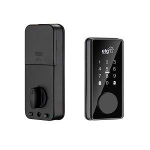 Fechadura Digital Inteligente, Elg, Shfd701, Wi-fi, Senha, App, Ip65, Assistente de Áudio, Preto