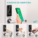 Ver imagem 4 de Fechadura Digital Inteligente, Elg, Shfd701, Wi-fi, Senha, App, Ip65, Assistente de Áudio, Preto