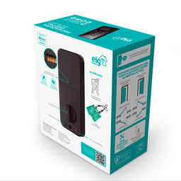 Fechadura Digital Inteligente, Elg, Shfd701, Wi-fi, Senha, App, Ip65, Assistente de Áudio, Preto - 17