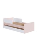 Ver imagem 4 de Cama Infantil para Colchão 0,88 x 1,88 com Cama Auxiliar Rosa/Branco
