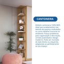 Ver imagem 5 de Módulo Cantoneira 6 Prateleiras Requinte+ 100% MDF Marrom/Angelin