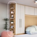 Ver imagem 2 de Módulo Cantoneira 5 Prateleiras 100% Mdf