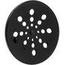 Ralo Grelha Black Preto 15x15 Redondo com Caixilho Fecho Sistema Abre e Fecha para Banheiro Premium - 1