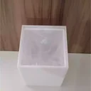 Ver imagem 3 de Lixeira Acrilica Premium Cozinha, Lavabo. Escritorio 7,5 Litros Esconde Sacola
