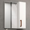 Ver imagem 3 de Conjunto Banheiro Gabinete com Pés 50cm Lavatório e Armário Allegra B06 Branco - Lyam Decor