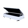 Cama Box Baú Solteiro Corino 78 X 188cm - Genki Kenko Colchões:branco - 5
