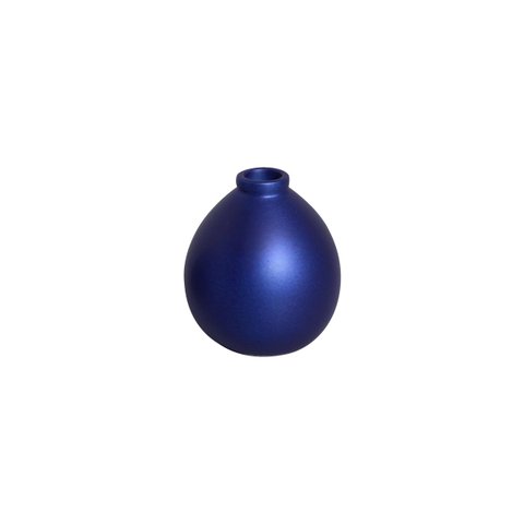 Vasinho de Mesa Decorativo de Cerâmica Pequeno Oasis Azul Royal Ocean 10x8 cm