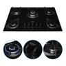 Cooktop 5 Bocas com Mega e Tripla Chama Turbo Glass Dako - 4