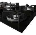 Ver imagem 6 de Cooktop 5 Bocas com Mega e Tripla Chama Turbo Glass Dako
