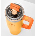 Ver imagem 5 de Copo Térmico Big T com Canudo 1,1 Litros Damasco Tupperware