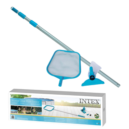 Kit Escada para Piscina 91cm com Kit Limpeza e Manutenção Peneira Aspirador - 4