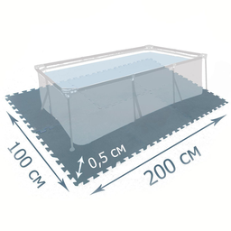 Kit Escada para Piscina 91cm com Kit Limpeza e Manutenção Peneira Aspirador - 3