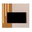 Ver imagem 2 de Painel para TV até 58 Polegadas Ripado com LED 100% MDF 136CMX140CM Boto Bege