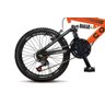 Bicicleta Gps Aro 20 Dupla Suspensão 21 Marchas Colli Laranja Neon - 3