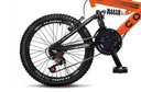 Ver imagem 3 de Bicicleta Gps Aro 20 Dupla Suspensão 21 Marchas Colli Laranja Neon