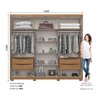 Guarda-roupa Norton 06 Pts. Nature/off White - Henn - 10
