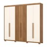 Guarda-roupa Norton 06 Pts. Nature/off White - Henn - 3