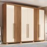 Guarda-roupa Norton 06 Pts. Nature/off White - Henn - 1