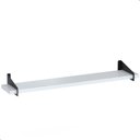 Ver imagem 3 de 4 Prateleiras Suspensa Estilo Industrial Madeira 60cm Fs Pb:branco