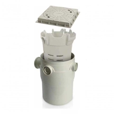 Caixa Gordura com Tampa e Cesto 300mm Amanco