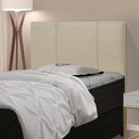 Ver imagem 2 de Cabeceira Cama Box Solteiro Donna 90cm Corano Bege - Desk Design
