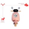 Moto Elétrica Scooter Lemn 6v Rosa Infantil 1246 - Bang Toys - 3